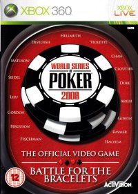 World Series Of Poker 2008 Xbox 360 box art